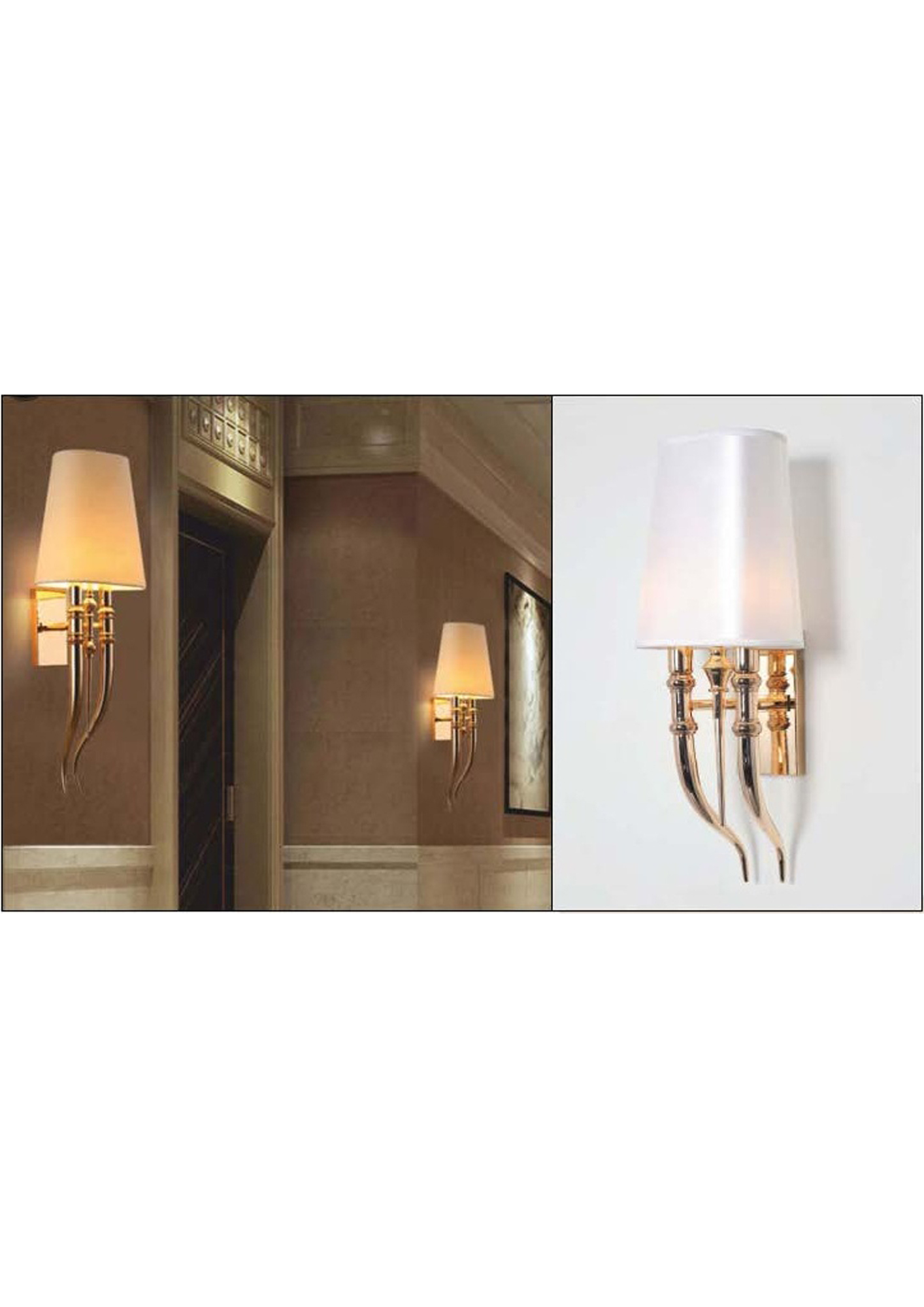 Beyond Lights - Brass Wall Sconce- GL